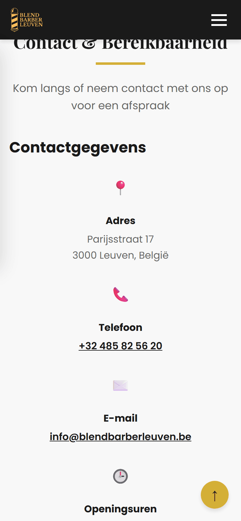 Blend Barber Leuven: Contact