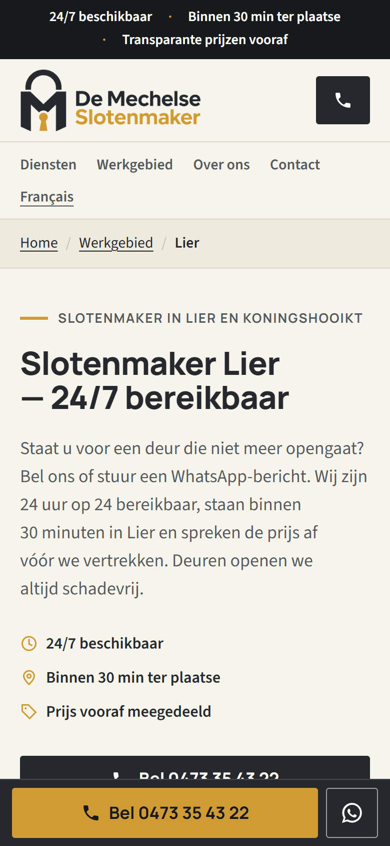 De Mechelse Slotenmaker: Gemeentepagina