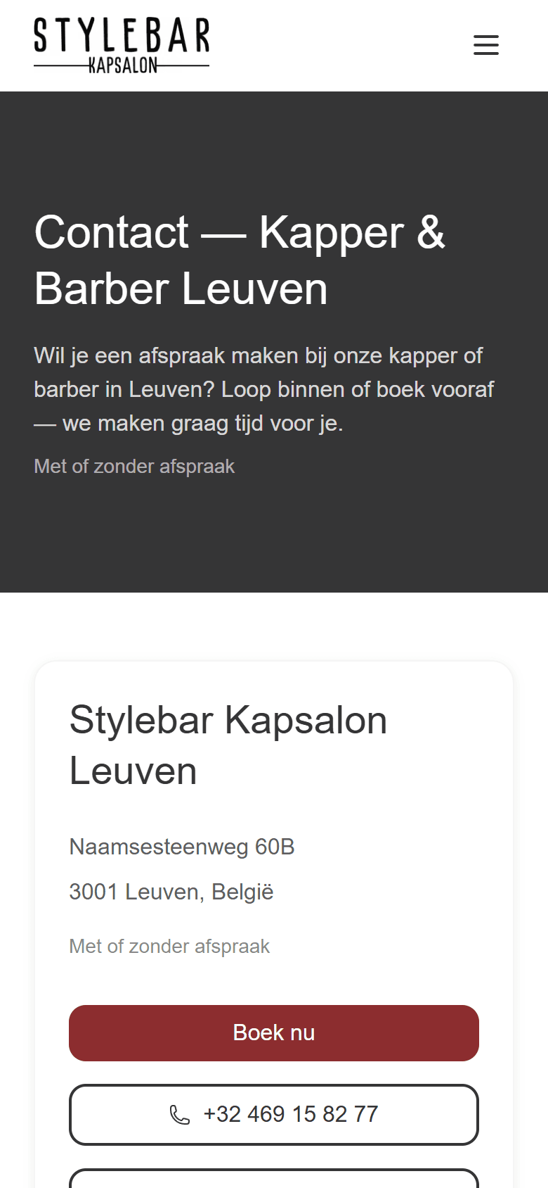 Stylebar Kapsalon: Contact