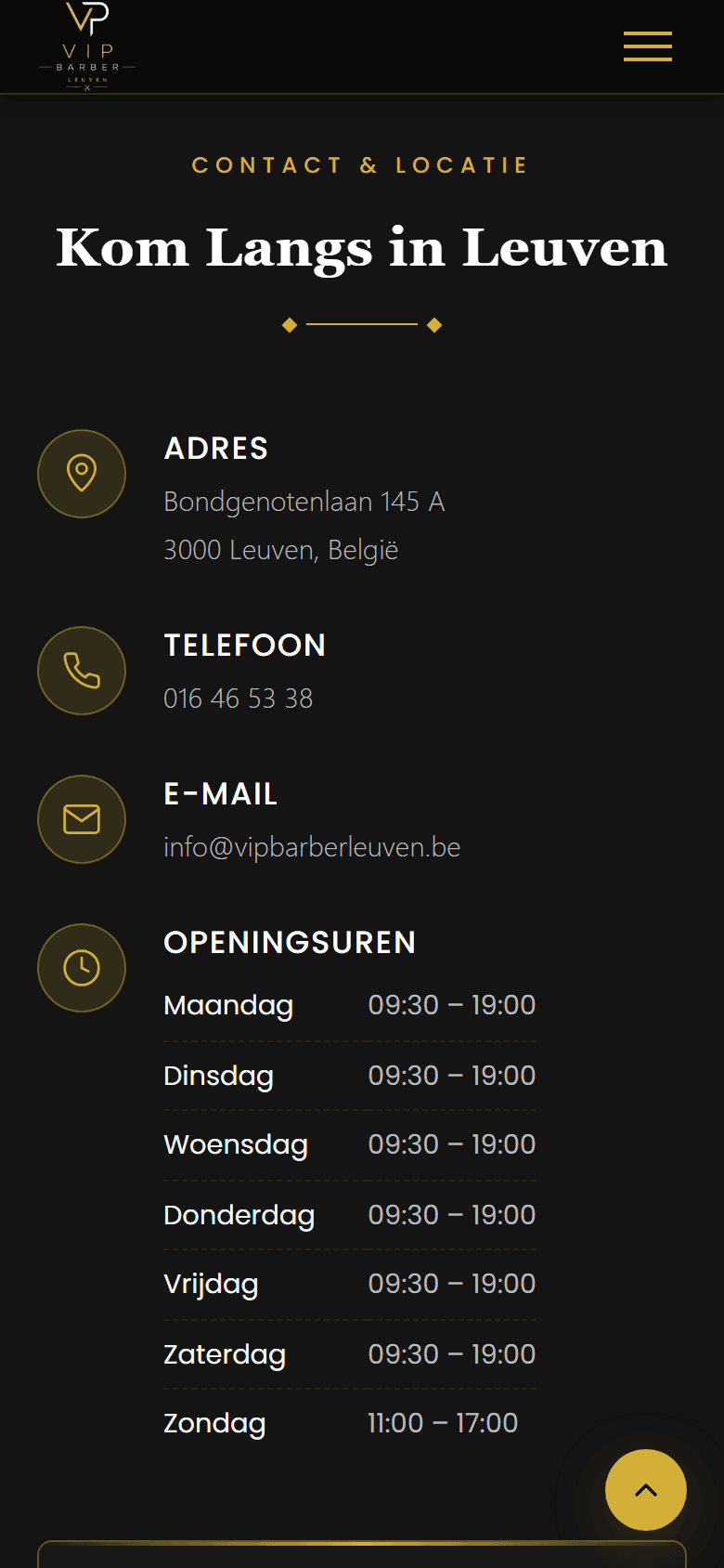VIP Barber Leuven: Contact